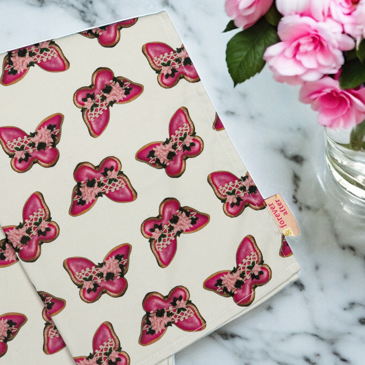 SOCIAL BUTTERFLY TEA TOWEL