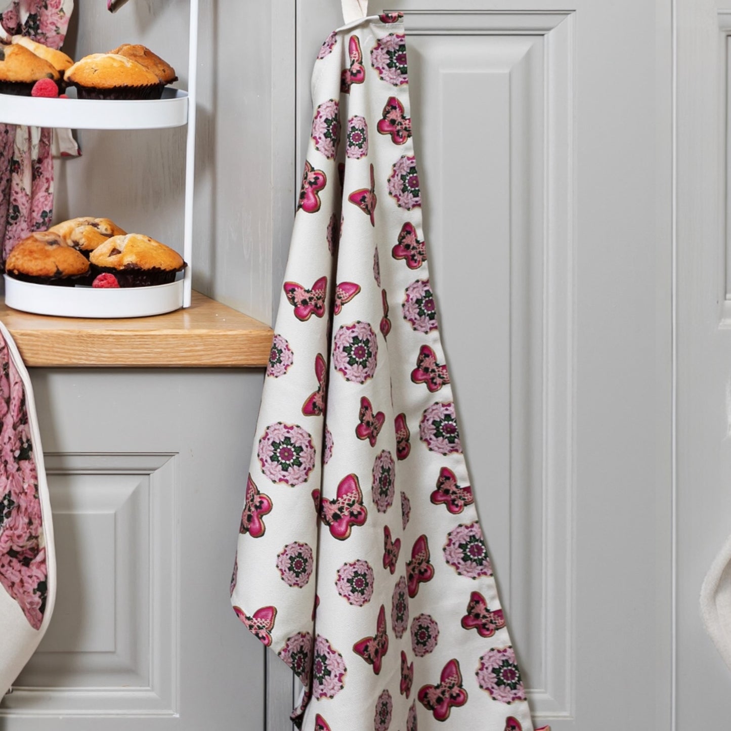 SOCIAL BUTTERFLY TEA TOWEL